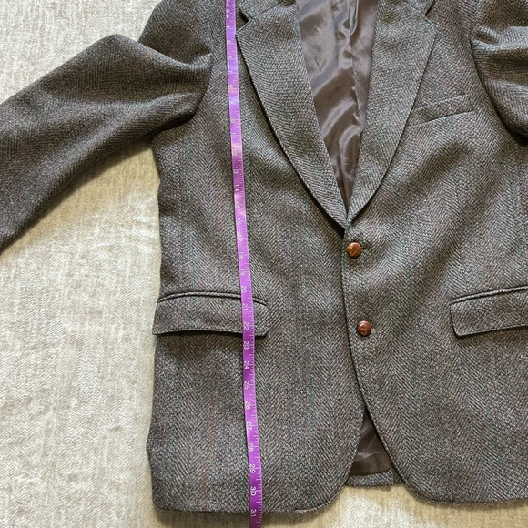 Vintage WFF by Farah Brown Pure Wool Blazer Sports Coat, Size 44R - Picture 6 of 7